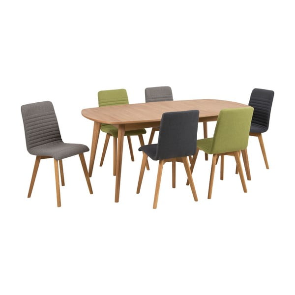 Arosa 2 db világosszürke étkezőszék - Actona-image-3