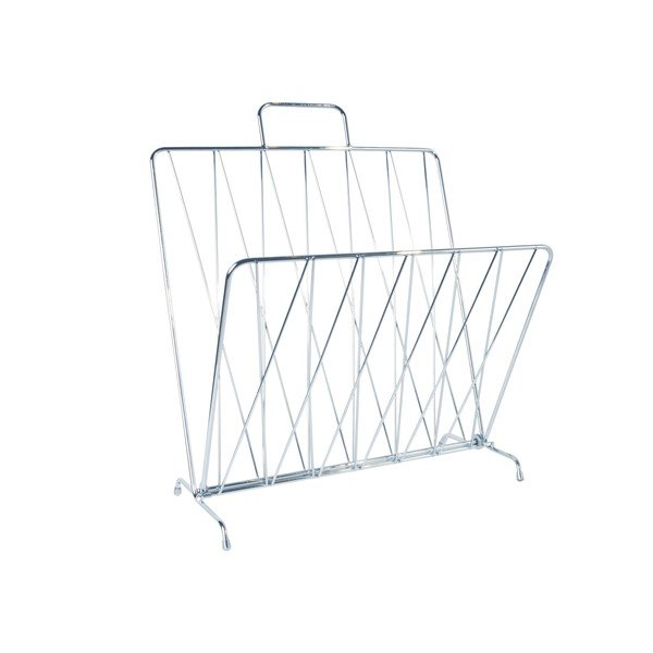 Diamond ezüstszínű újságtartó állvány - PT LIVING-image-2