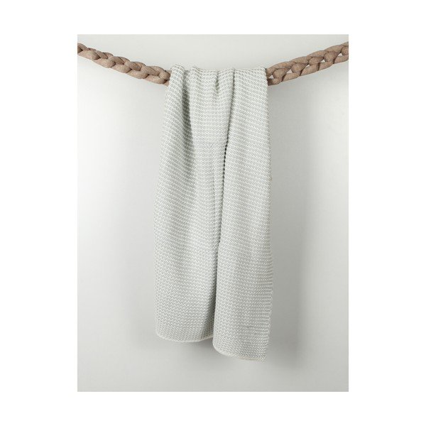 Lucky világosszürke pamut gyerektakaró, 90 x 90 cm-image-1