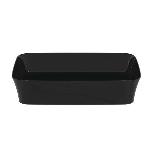 Fényes fekete kerámia mosdókagyló 55x38 cm Ipalyss – Ideal Standard-image-3