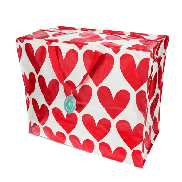 Újrahasznosított műanyag ruhatároló doboz 58x28x48 cm Hearts – Rex London