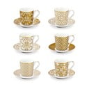 Aranyszínű porcelán csésze szett 6 db-os My Coffee – Tescoma