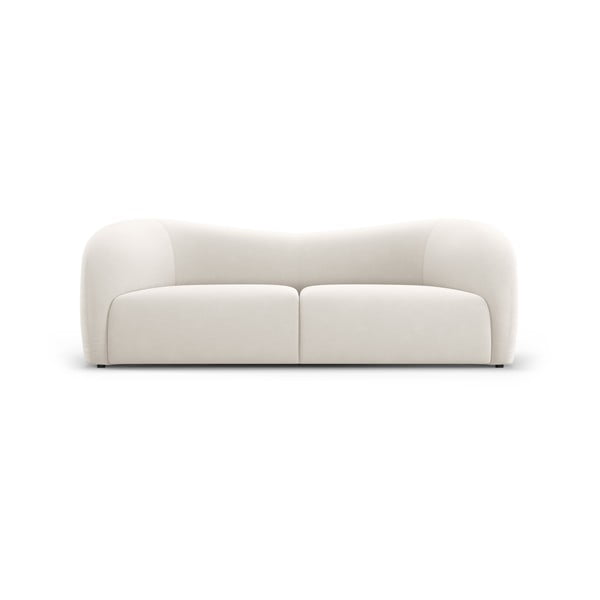 Fehér bársony kanapé 197 cm Santi – Interieurs 86