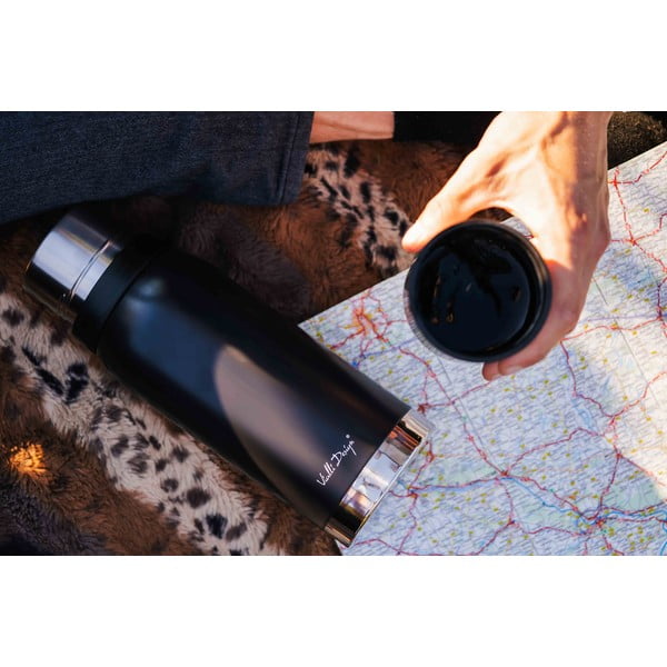 Fuori fekete thermo utazóbögre, 1 l - Vialli Design-image-4