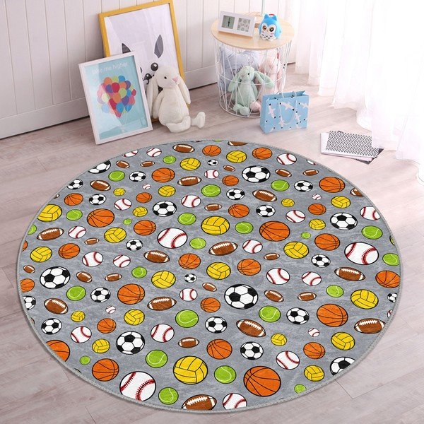 Gyerek szőnyeg ø 80 cm Comfort – Mila Home-image-2