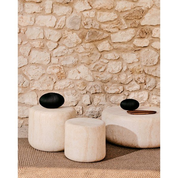 Beton kerek kerti kisasztal ø 60 cm Drasi – Kave Home-image-4
