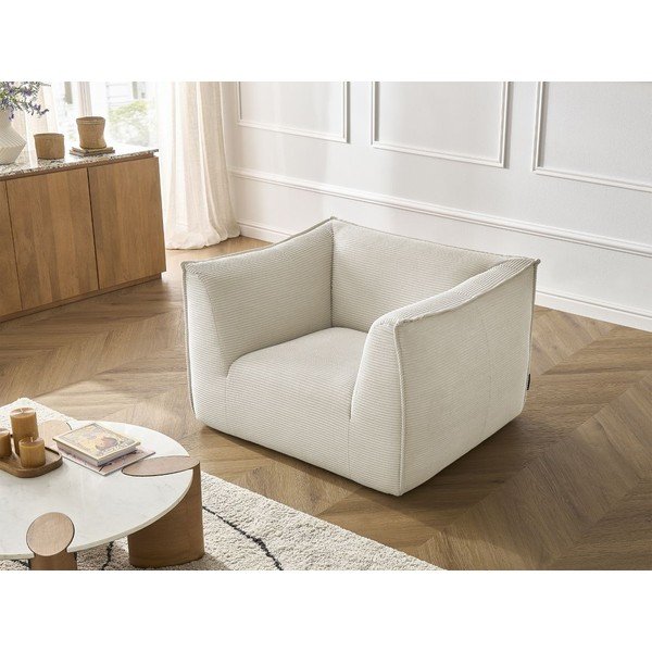 Bézs kordbársony fotel Giorgia – Bobochic Paris-image-4