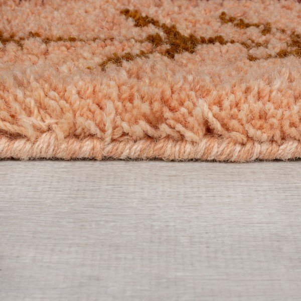 Lazacszínű kézi szövésű gyapjú szőnyeg 160x230 cm Moroccan Sahara – Flair Rugs-image-4