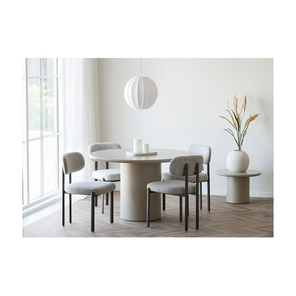 Fehér függőlámpa textil búrával ø 40 cm Coventry – House Nordic-image-1