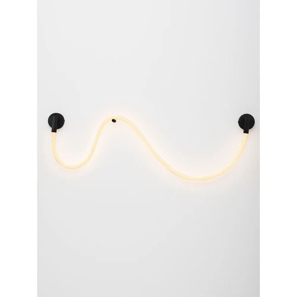 Fehér-matt fekete acél LED fali lámpa Ilane – Nova Luce-image-4