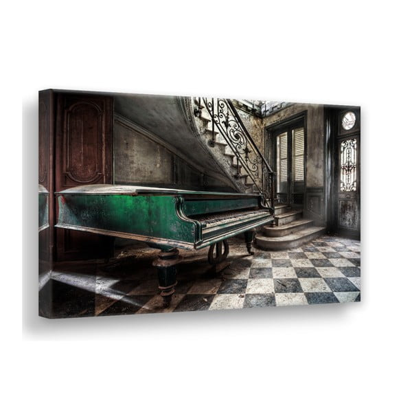 Canvas Silver Uno Piano kép, 85 x 113 cm - Styler-image-1