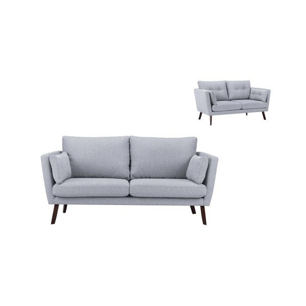 Elena világosszürke háromszemélyes kanapé - Mazzini Sofas-image-4