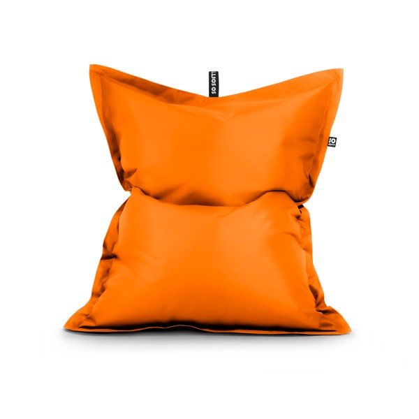 Narancssárga bőrutánzat babzsákfotel Pad XXL – So Soft?