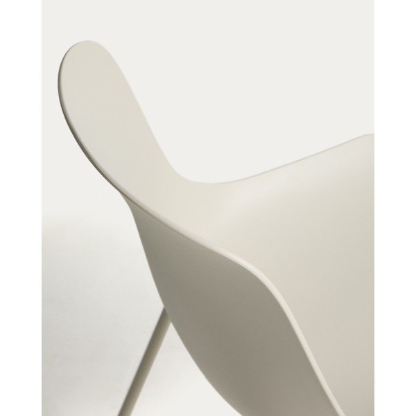 Bézs műanyag kerti szék Altea – Kave Home-image-4