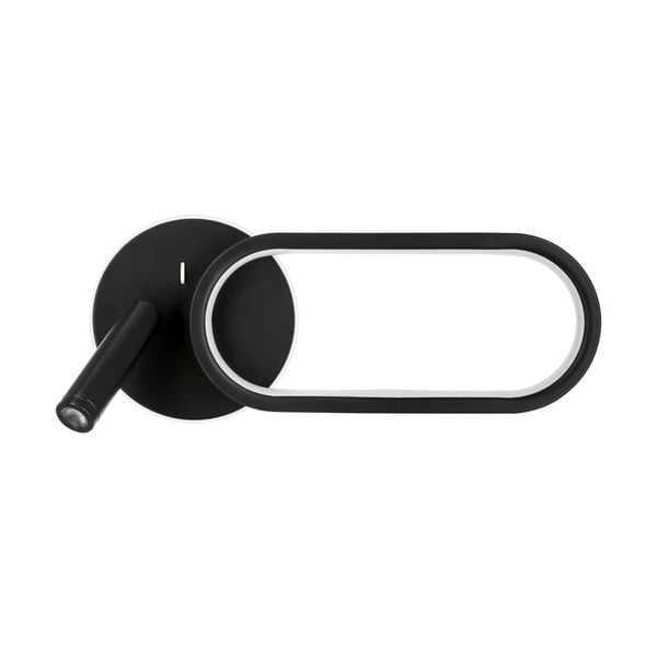 Fekete LED fali lámpa Monet – Candellux Lighting