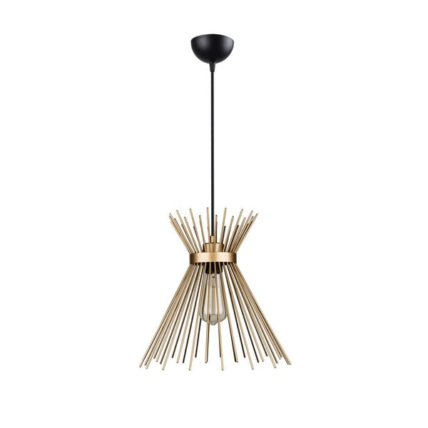 Aranyszínű fém függőlámpa Izmir – Squid Lighting-image-2