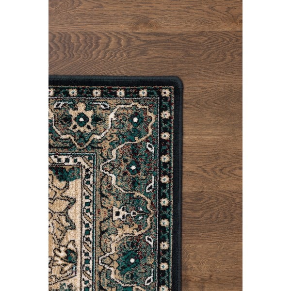 Sötétzöld gyapjú szőnyeg 200x300 cm Ava – Agnella-image-3