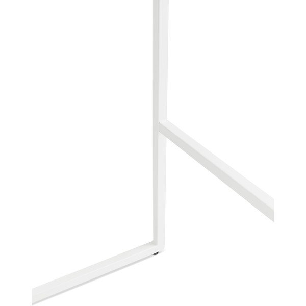 Tikafe fekete bárasztal fehér lábakkal, magasság 105 cm - Kokoon-image-4