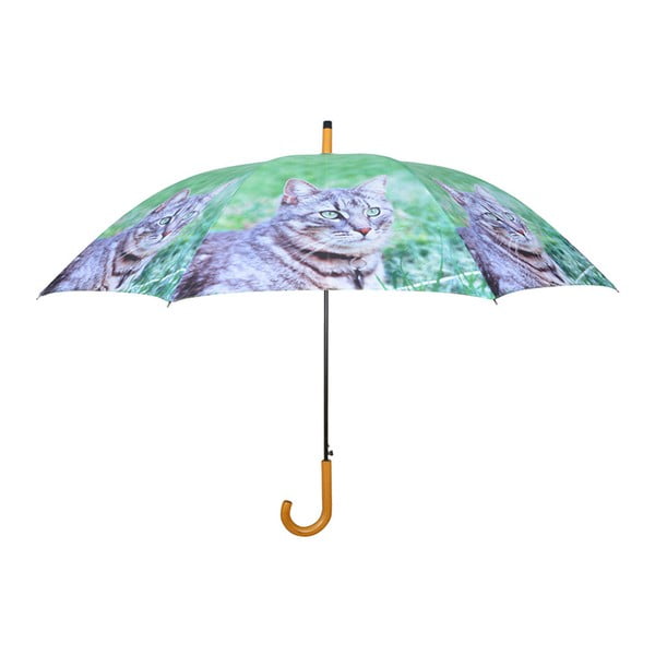 Zöld cicamintás esernyő, ⌀ 120 cm - Ego Dekor