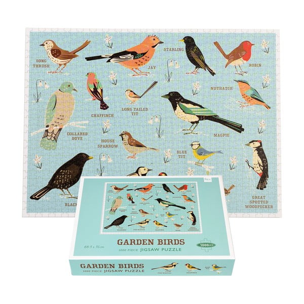 Puzzle (darabszám 1000) Garden Birds – Rex London