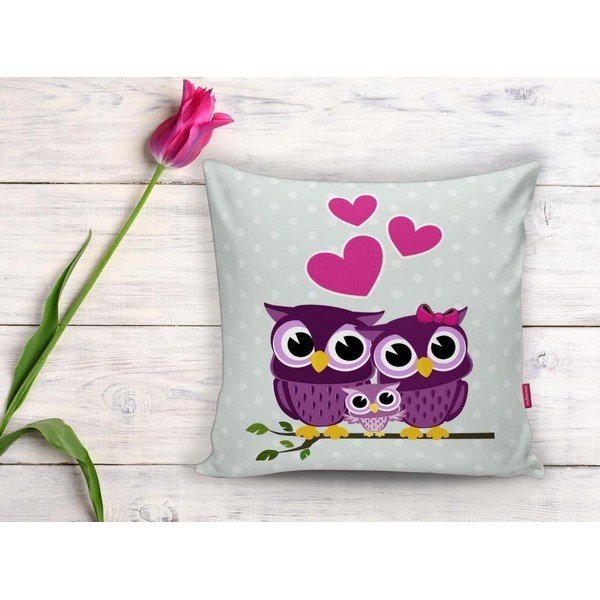 Gyerek párnahuzat 43x43 cm Owls – Mila Home-image-2