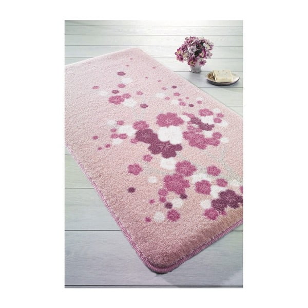 Bathmats Spray rózsaszín fürdőszobai szőnyeg, 100 x 160 cm - Confetti