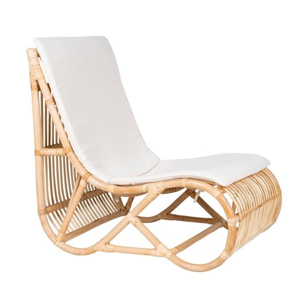 Valencia fehér rattan fotel - House Nordic-image-2