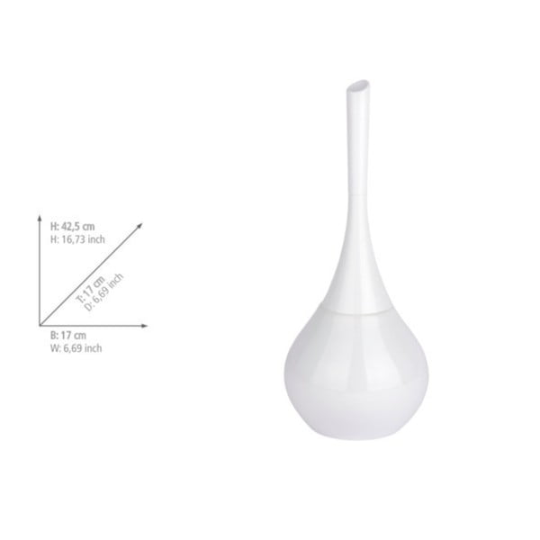 Flakon fehér WC-kefe - Wenko-image-2
