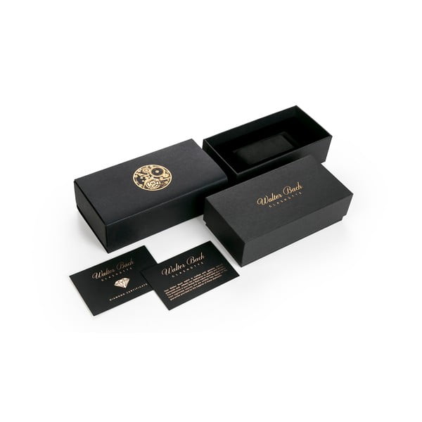 Diamond női karóra, 1 db gyémánttal és rozsdamentes acélszíjjal - Walter Bach-image-2