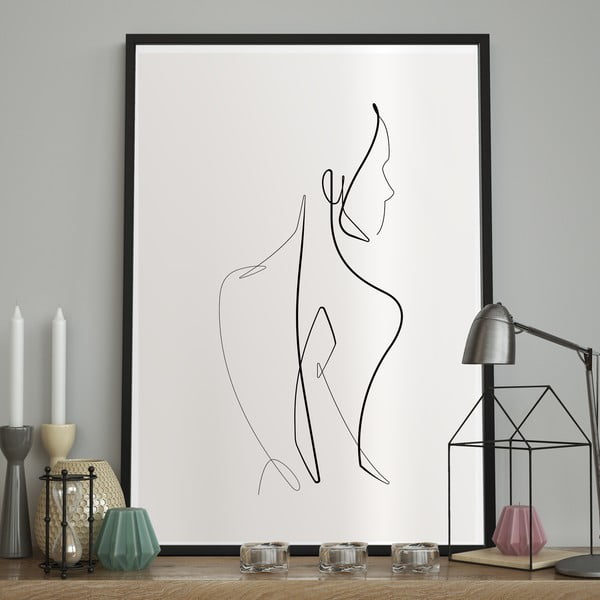 Kép 50x70 cm Sketchline Naked – DecoKing-image-1