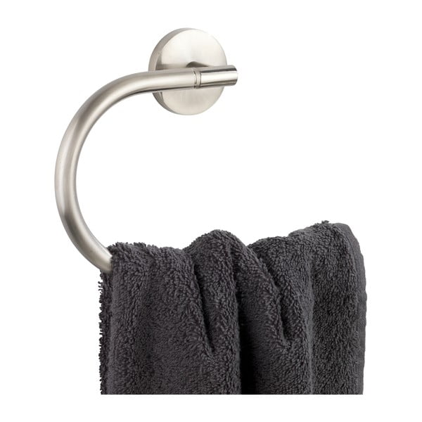 Cuba matt rozsdamentes acél fali törölköző tartó - Wenko-image-1