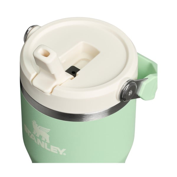 Zsályaszínű rozsdamentes acél termosz 600 ml IceFlow™ Flip Straw 2.0 Tumbler Pistachio – Stanley-image-1