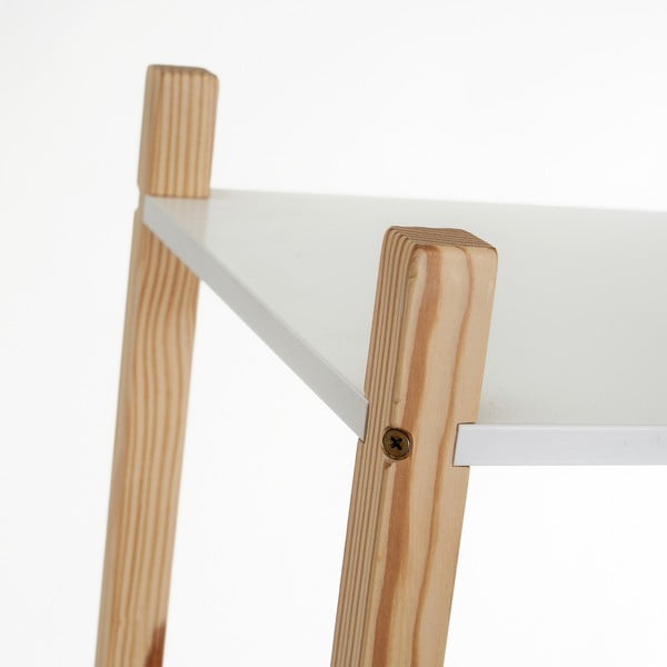 Fehér gyerek könyvespolc 60x106,5 cm – Casa Selección-image-2