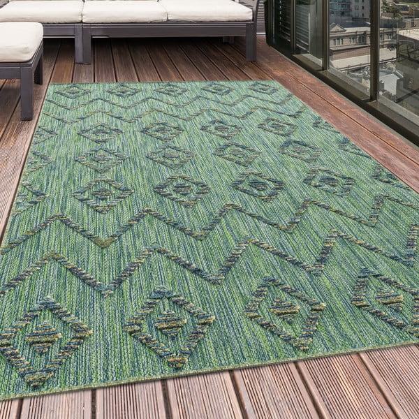 Zöld kültéri futószőnyeg 80x250 cm Bahama – Ayyildiz Carpets-image-1