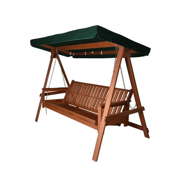 Zöld fa kerti hintaágy Vegas Lux - Rojaplast-image-2