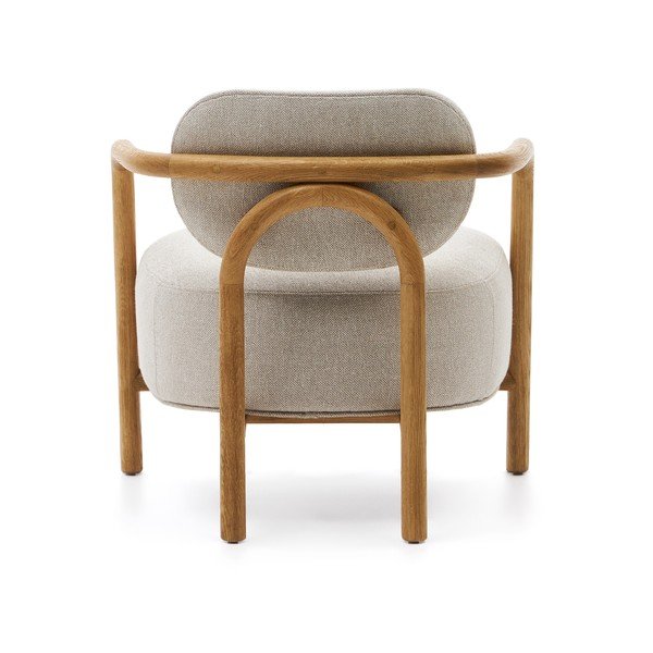 Bézs fotel Melqui – Kave Home-image-4