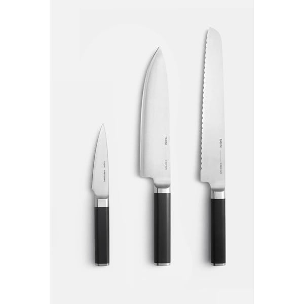 Rozsdamentes acél kés készlet 3 db-os Trino – FABINI-image-3