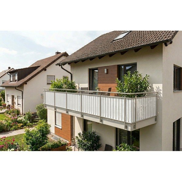 Fehér műanyag belátásgátló erkélyre 500x90 cm - Garden Pleasure