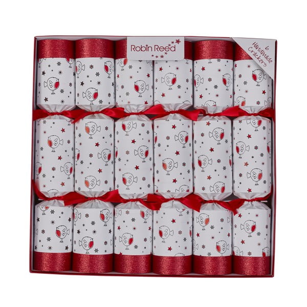 Karácsonyi cracker szett 6 db-os Racing Robin – Robin Reed