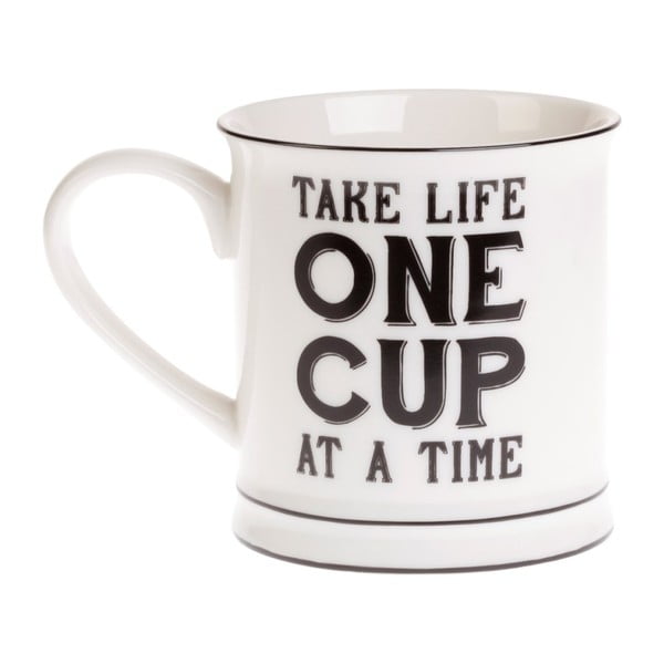 Take Life One Cup At A Time bögre - Sass & Belle