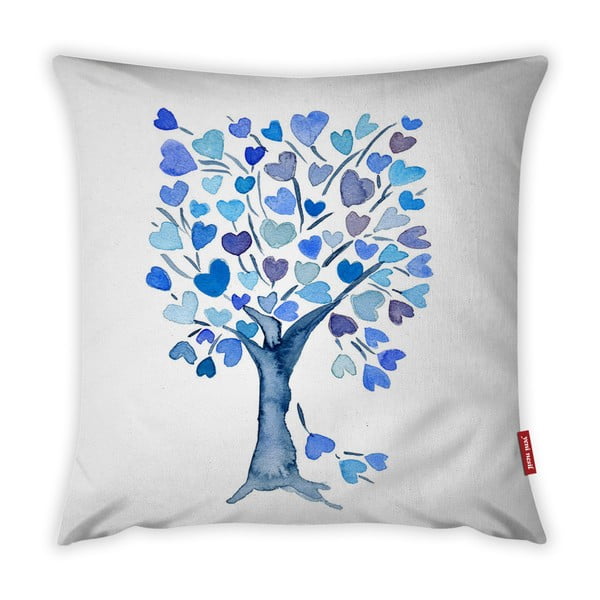 Love Tree Azul párnahuzat, 43 x 43 cm - Vitaus