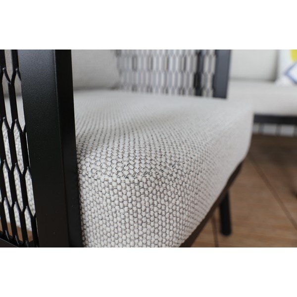 Szürke fém kerti fotel Edinburgh Duo – Rojaplast-image-1