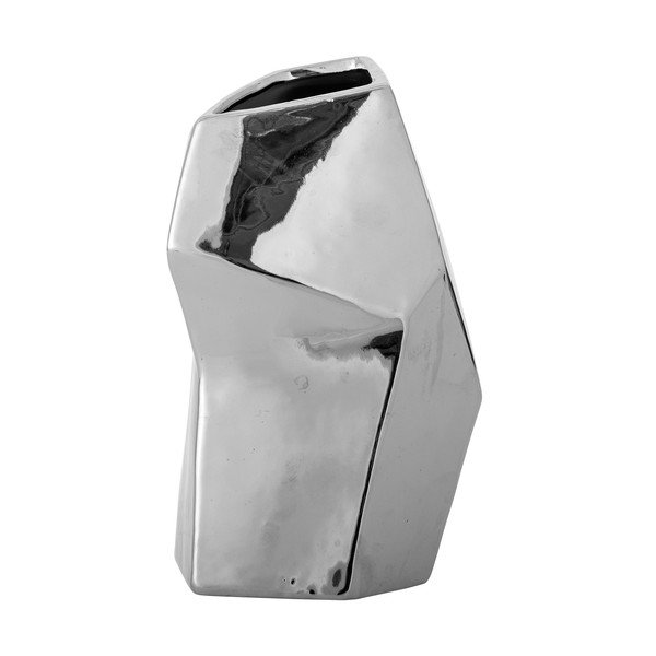 Ezüstszínű kőedény váza (magasság 23 cm) Dimona – Bloomingville-image-3