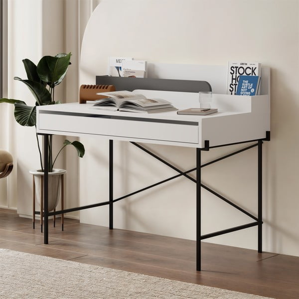 Szekreter típusú íróasztal 60x113 cm Lila – Marckeric-image-1