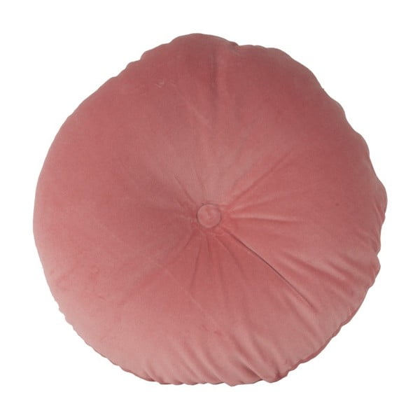 Rózsaszín pamut díszpárna, ⌀ 45 cm - PT LIVING