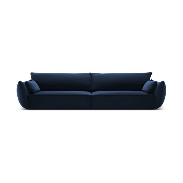 Sötétkék bársony kanapé 248 cm Vanda – Mazzini Sofas
