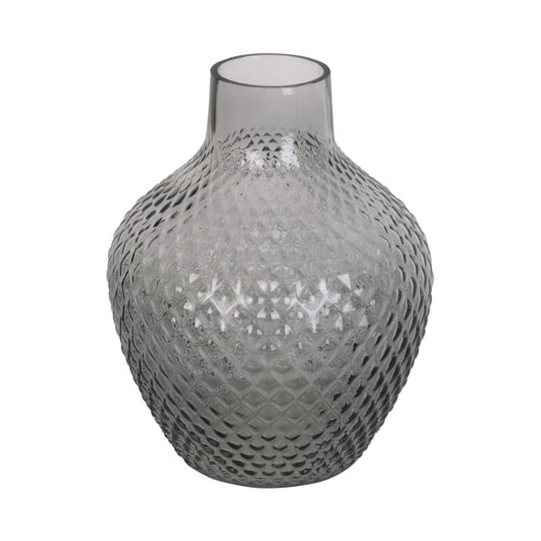 Szürke üveg váza (magasság 20 cm) Delight – PT LIVING
