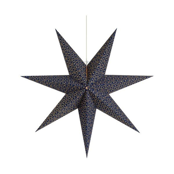 Sötétkék függő karácsonyi fénydekoráció Baroque – Markslöjd