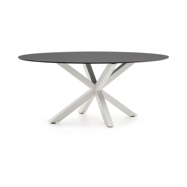 Étkezőasztal üveg asztallappal 100x200 cm Argo – Kave Home