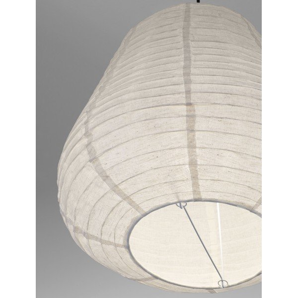 Fehér len függőlámpa ø 50 cm Linnet – Nova Luce-image-2
